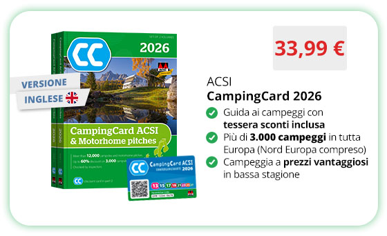 ACSI Campingcard 2026 Inglese