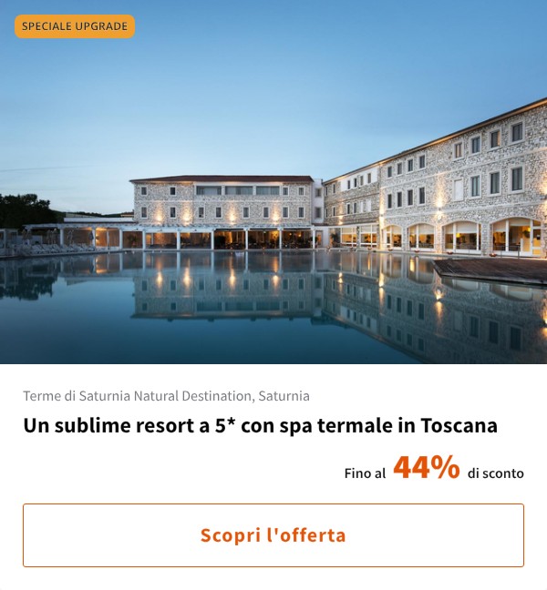 Un sublime resort a 5* con spa termale in Toscana