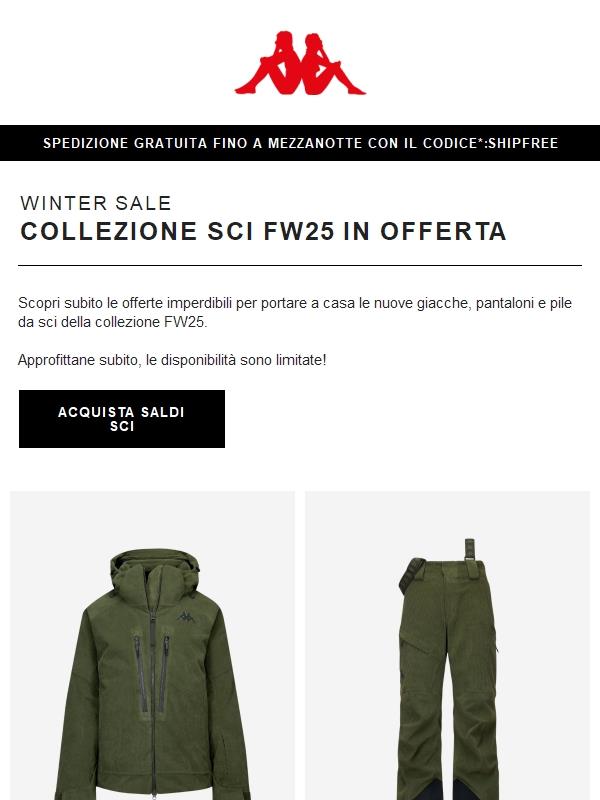 Saldi Sci: non perdere l'occasione!