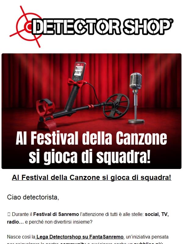 🎤 Sanremo si gioca insieme