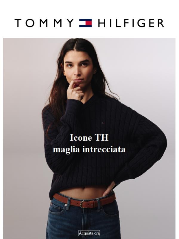 Cosa rende la maglia intrecciata TH un'icona?