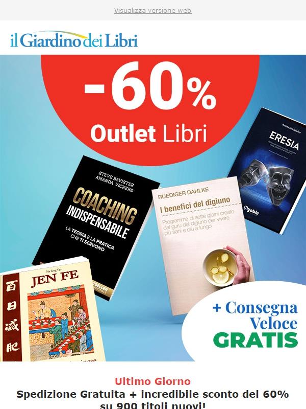 (ULTIMO GIORNO) Spedizione GRATIS + incredibile SCONTO del 60% su 900 libri