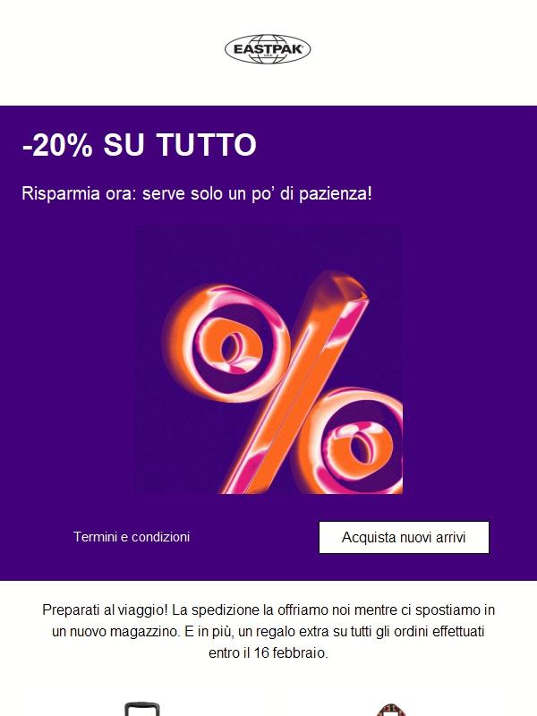 L’offerta termina oggi!