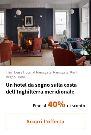 Un hotel da sogno sulla costa dell'Inghilterra meridionale