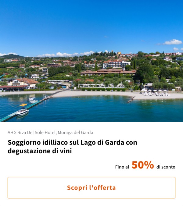 Soggiorno idilliaco sul Lago di Garda con degustazione di vini