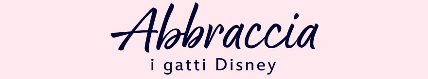 Abbraccia i gatti Disney