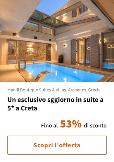 Un esclusivo sggiorno in suite a 5* a Creta