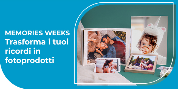Ci siamo: arrivano le MEMORIES WEEKS.