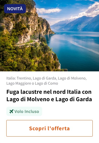 Fuga lacustre nel nord Italia con Lago di Molveno e Lago di Garda