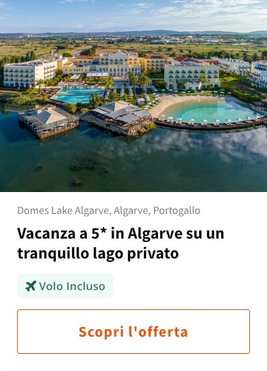 Vacanza a 5* in Algarve su un tranquillo lago privato