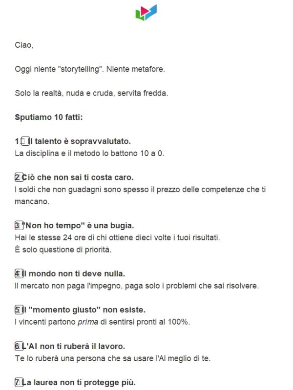 🗣️ Sputiamo fatti