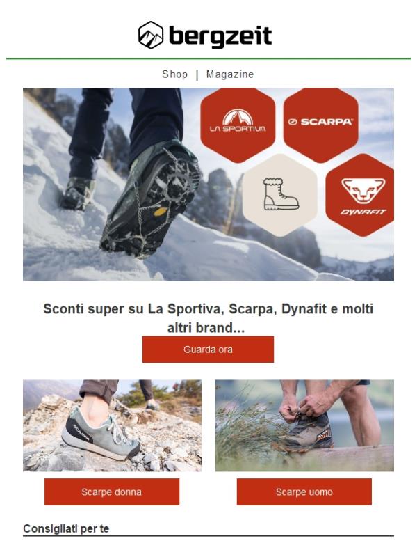 Speciale scarpe, fino al 40% e oltre di sconto!