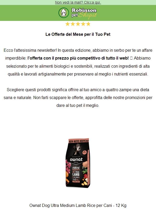 🐶 😺Gli alimenti per il tuo amico a quattro zampe al prezzo più basso del web!