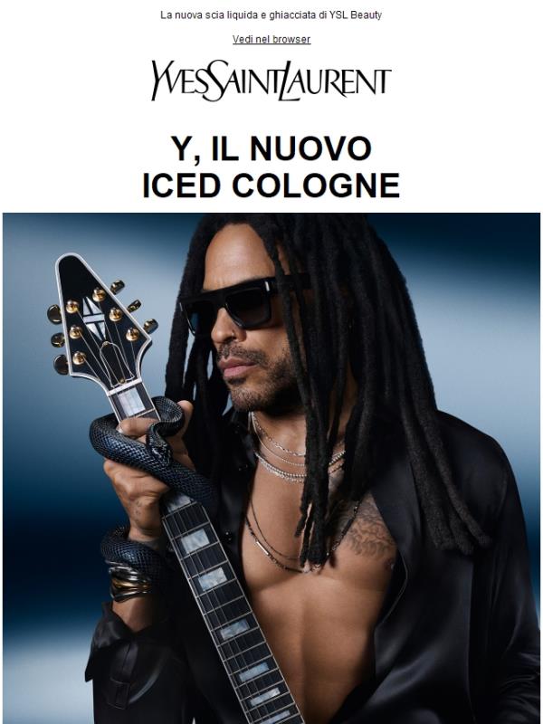 Scopri in anteprima il nuovo Y Iced Cologne