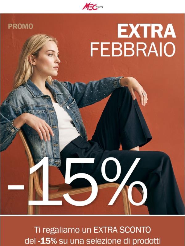 Extra -15% anche sui SALDI✨