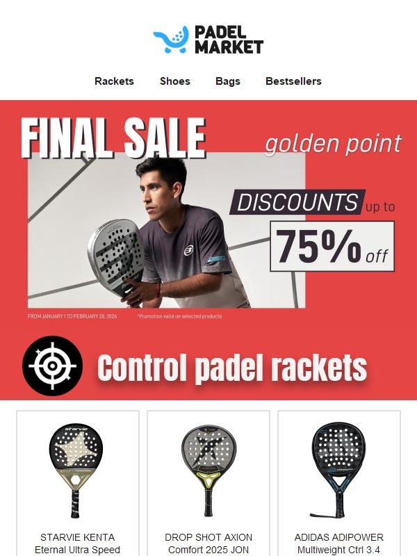 Start your Monday with the best padel rackets 🤩​