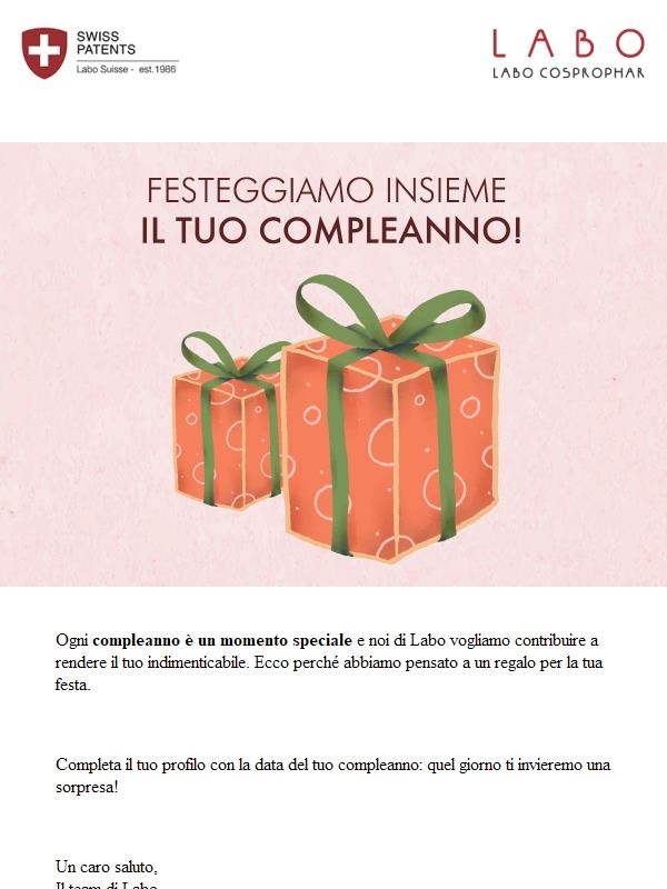 Celebriamo insieme un giorno speciale