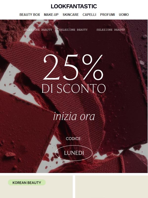 Lunedì di shopping | 25% di sconto