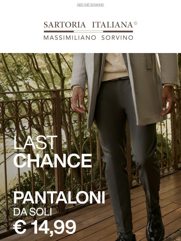 Fuori Tutto: Pantaloni da € 14,99