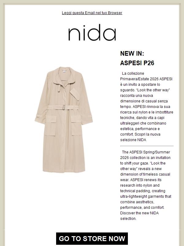 NEW IN ASPESI: nuova selezione Primavera 2026