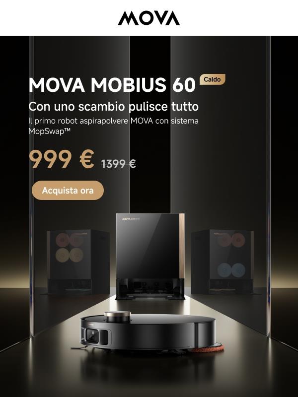 Scopri il tuo nuovo prodotto preferito: MOVA MOBIUS 60