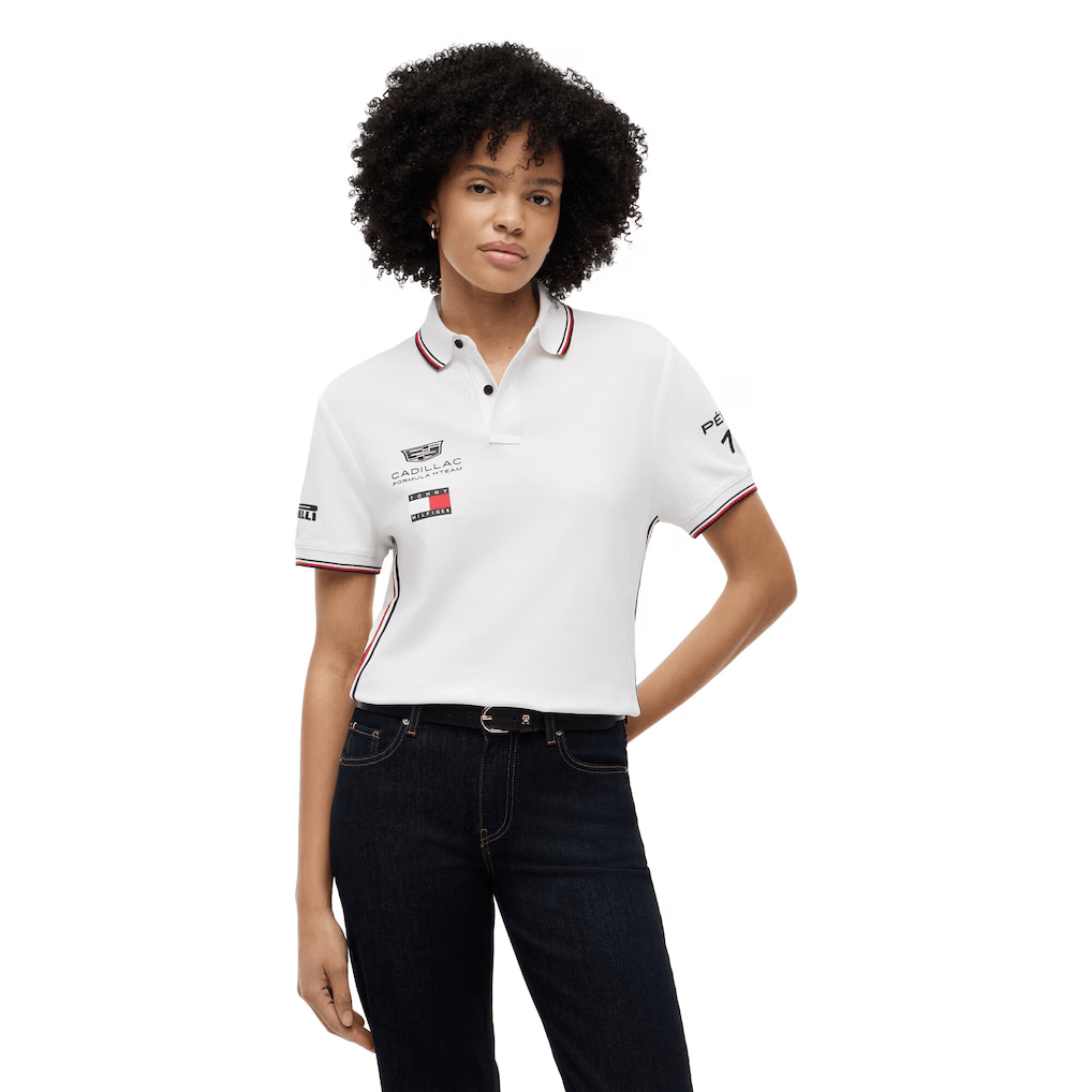 Tommy Hilfiger 2026 Sergio Perez Team Polo - White