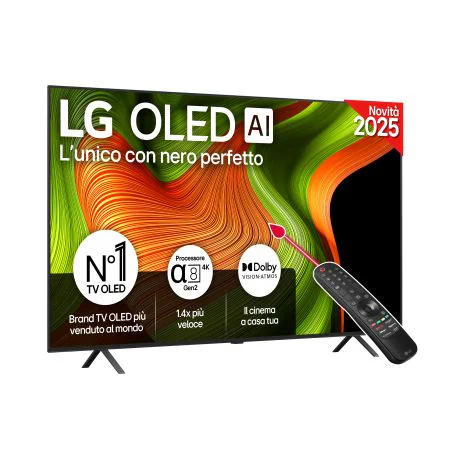 TV 65 pollici LG OLED AI B5 4K Smart TV 2025