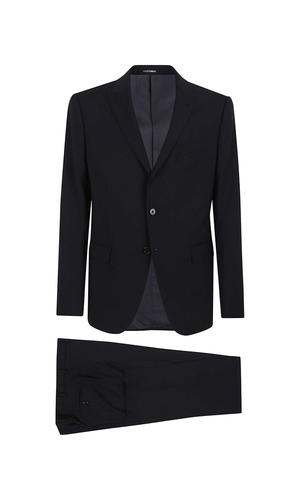 Wool single-breasted suit