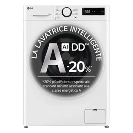 Lavatrice 13kg AI DD™ | Serie R3 Classe A-20% | 1400 giri, Lavaggio a vapore, Allergy Care, Inverter Direct Drive | White
