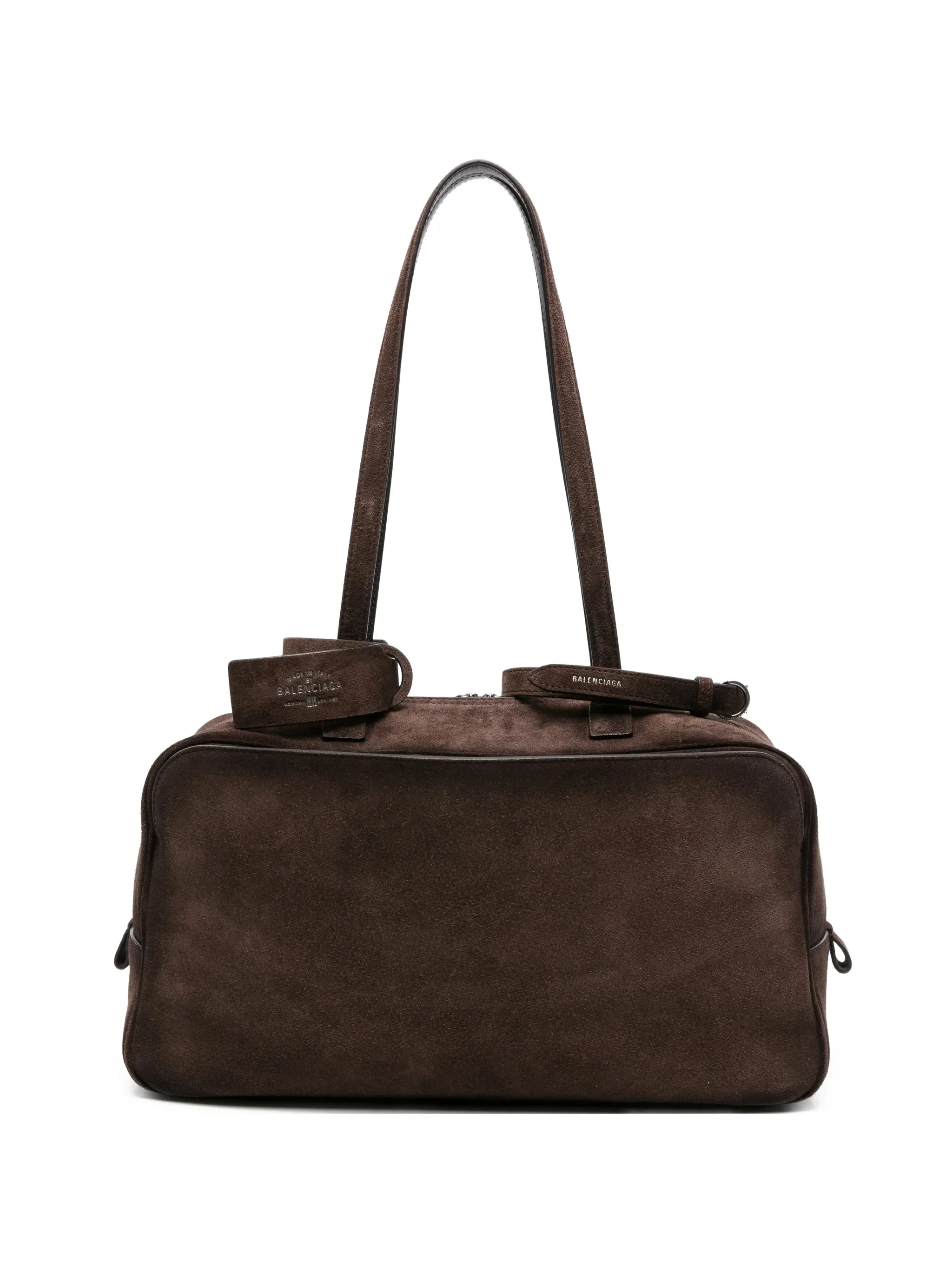 Image of Balenciaga Medium Carrie Brown Tote Bag