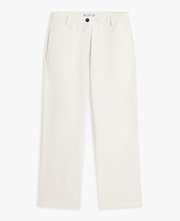 Pantaloni chino slim fit dritti washed