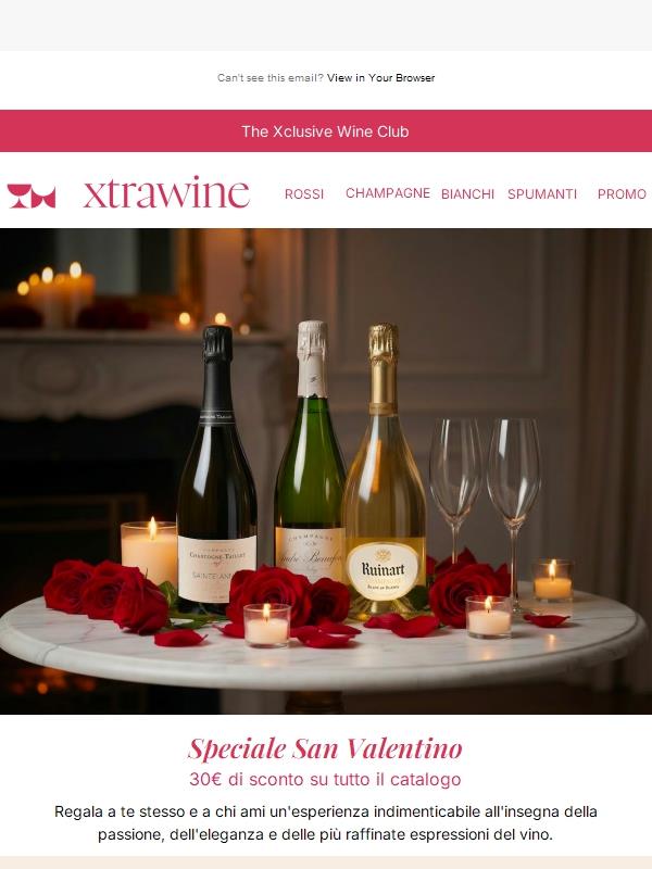 Speciale Weekend di San Valentino: 30€ di sconto