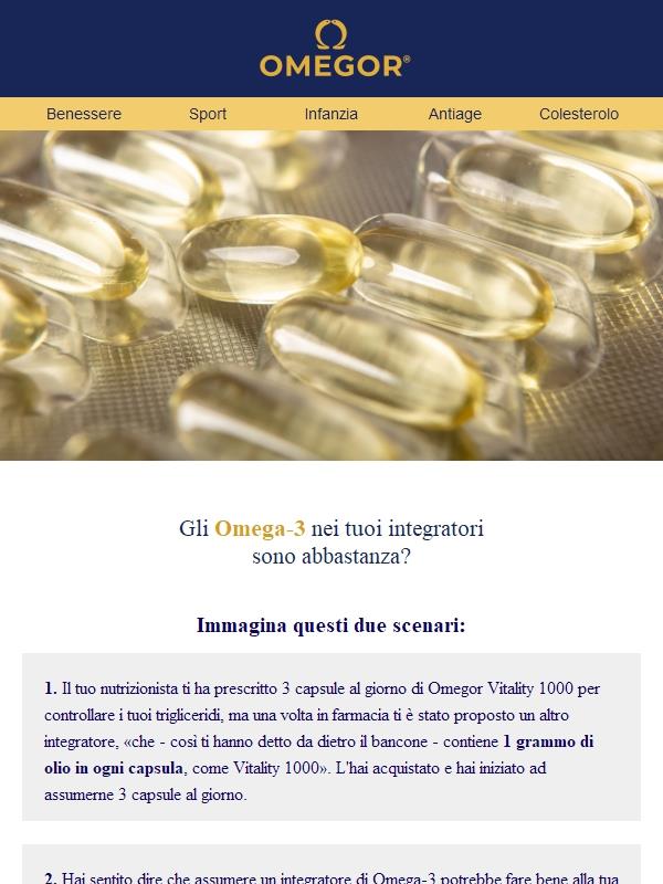 Omega-3: stai assumendo davvero la dose giusta?