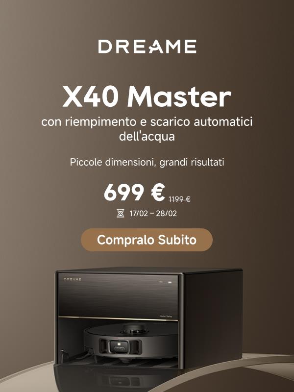 Pulizia intelligente, vita senza sforzo – X40 Master