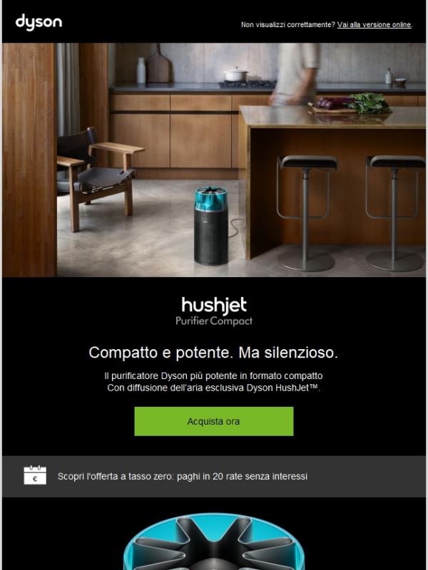 Nuovo : Il purificatore Dyson più potente in formato compatto