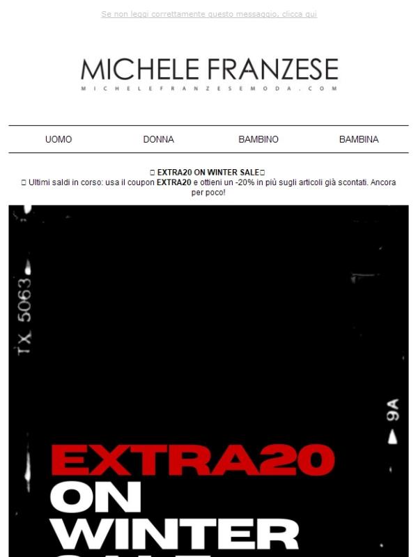 🚨 EXTRA20 ON WINTER SALE🚨