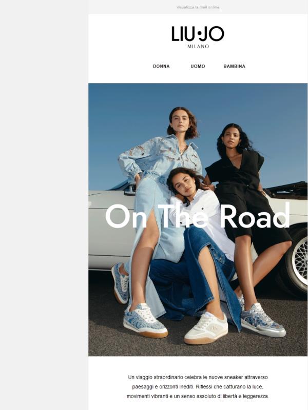 Nuove sneaker, on the road