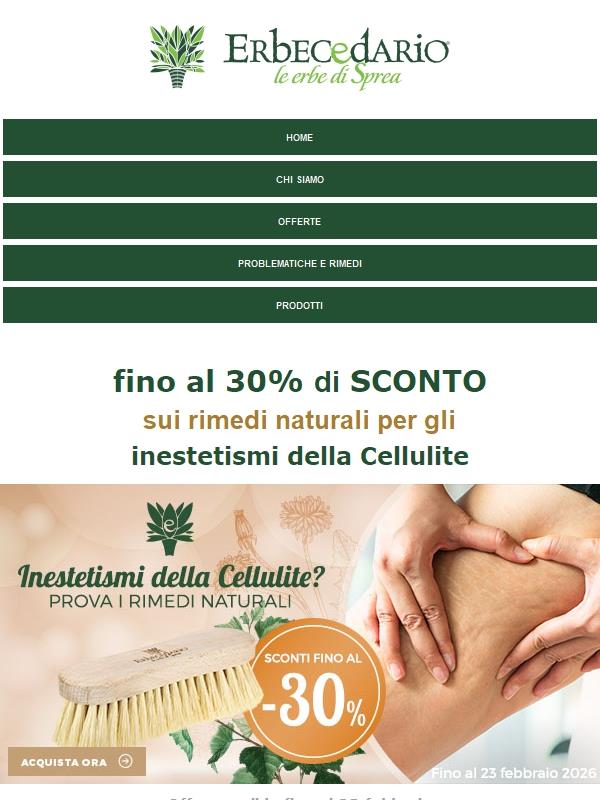 Inestetismi della cellulite? 🍊 Il rimedio è qui!