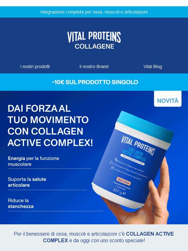 Fino a -25€ su Collagen Active Complex!