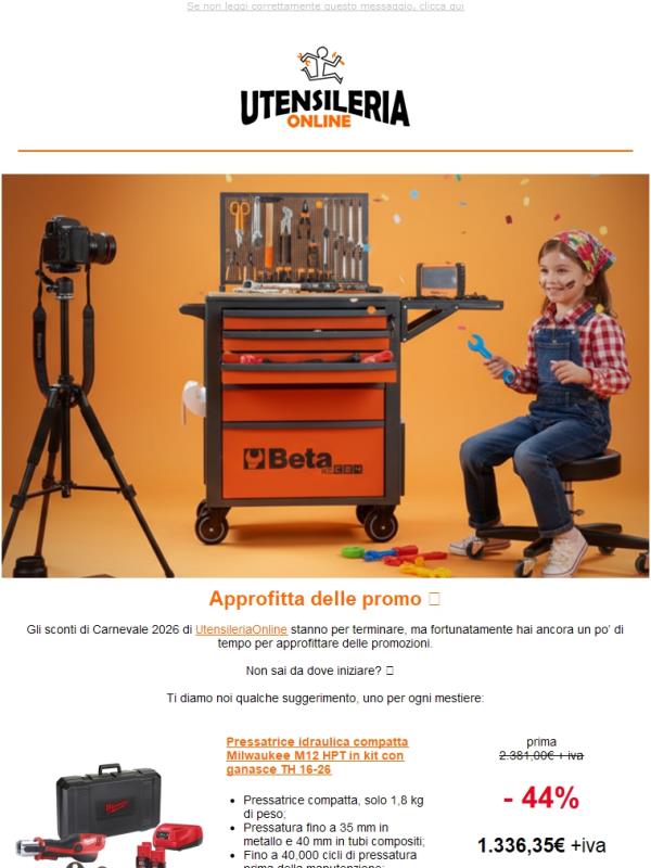 Approfitta delle promo ✨