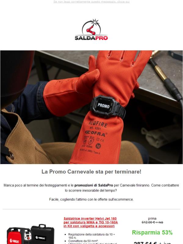 La Promo Carnevale sta per terminare!