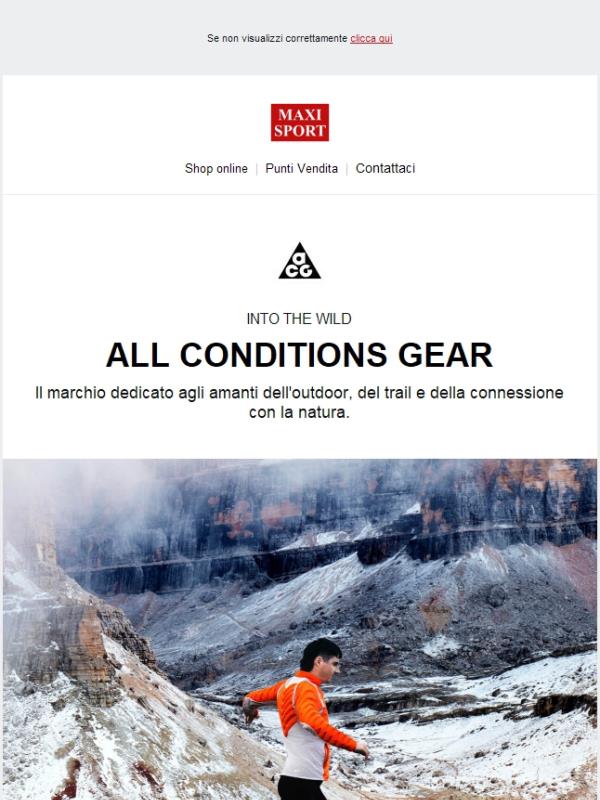 🏔 Nike rilancia ACG: torna la linea outdoor iconica