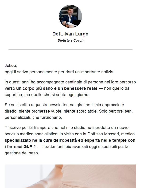 Ho una notizia importante per te