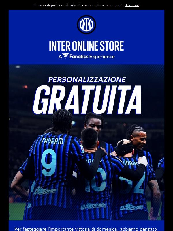 Acquista al 30% e personalizza gratuitamente la maglia home match ⚫🔵🏟️