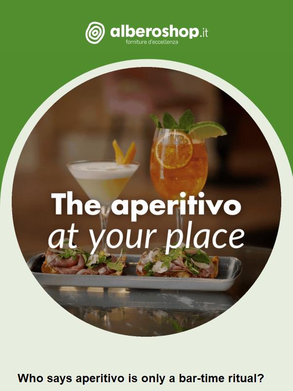 Bring the aperitivo home: style, flavour, and conviviality 🍸✨