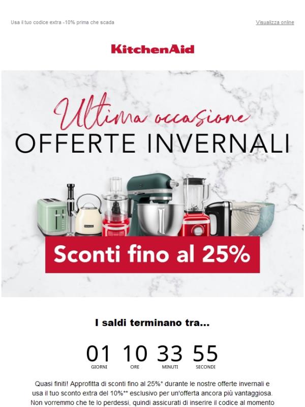 Offerte invernali: fino al -25%, l'offerta sta per scadere