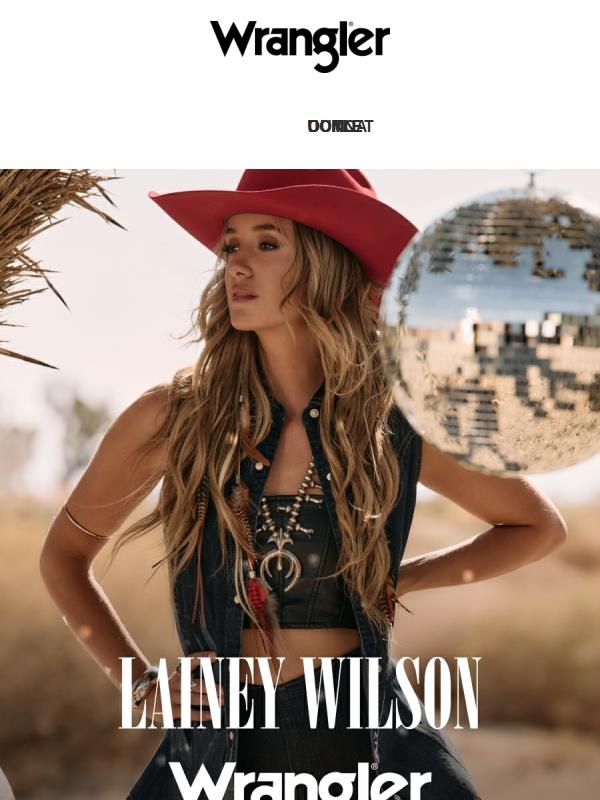 La nuovissima collezione Lainey Wilson Wrangler