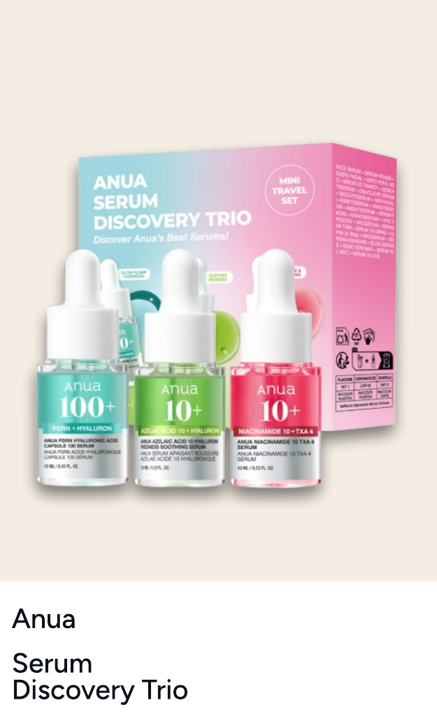 Anua Serum Discovery Trio