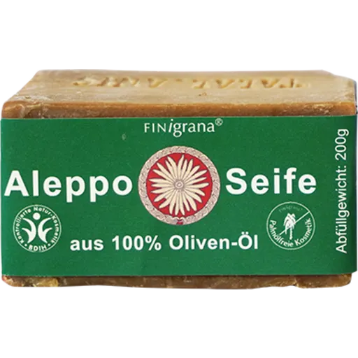 FINigrana® Bio & Naturkosmetik Sapone di Aleppo - 100% Olio d'Oliva