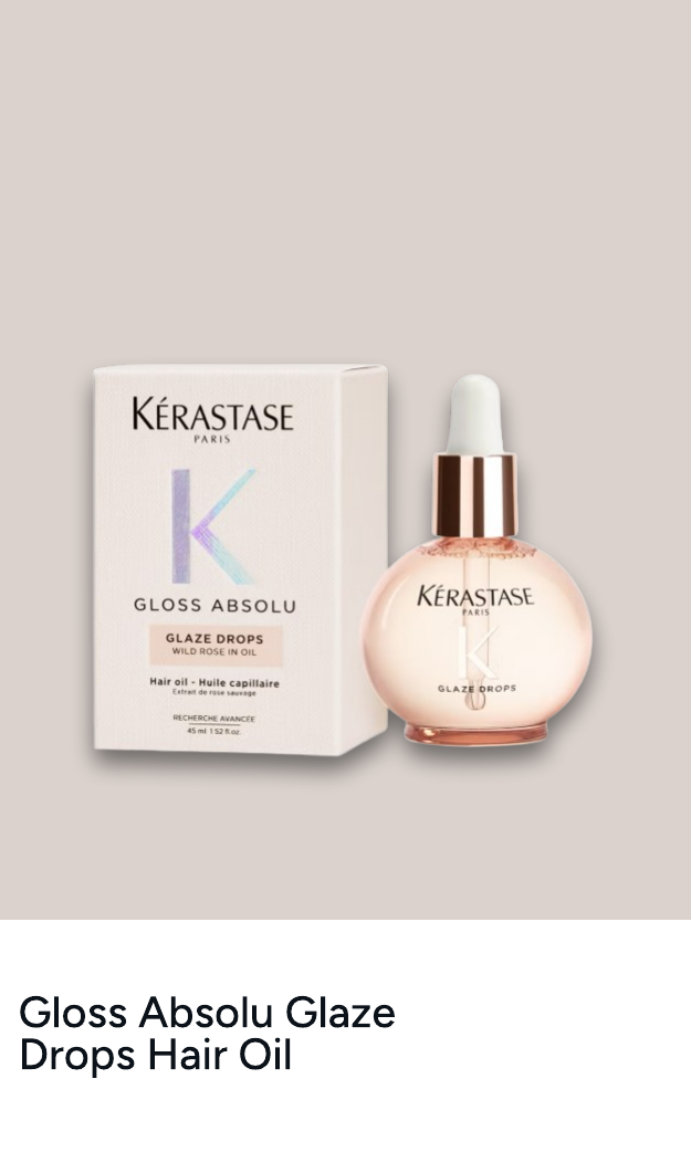 Kérastase Gloss Absolu Glaze Drops Hair Oil with Wild Rose 45ml